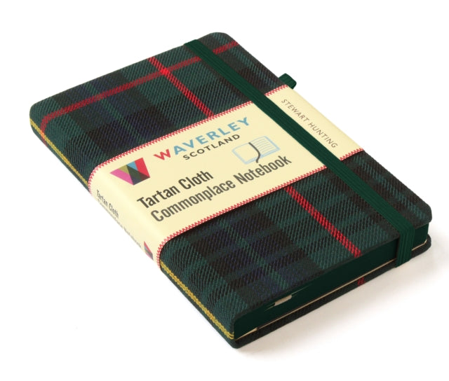 Waverley M Stewart Hunting Tartan Cloth Pocket Commonplace Notebook