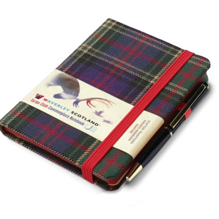 Hunting Tartan Mini and Pen Notebook 10.5cm x 7.5cm EUDR