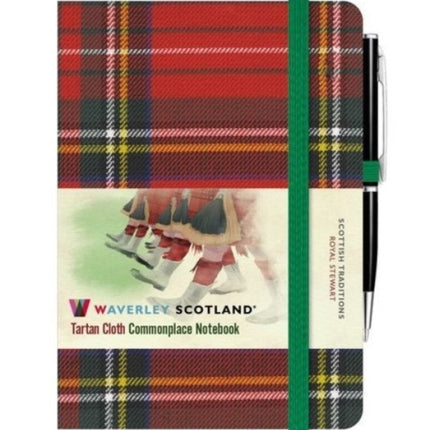 Waverley Royal Stewart Tartan Mini and Pen notebook