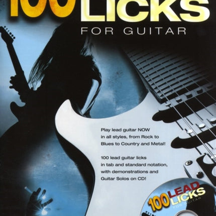 100 Lead Licks Alan Warner BookCd