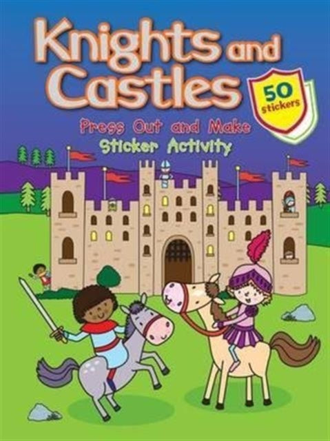 Knights and Castles Press Out and Make Sticker Activity