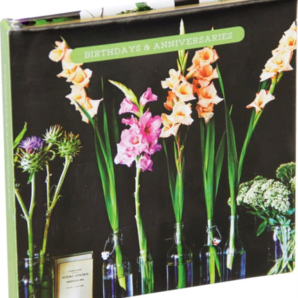 Botanical Style Birthday and Anniversary Book