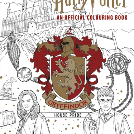 Harry Potter: Gryffindor House Pride: The Official Colouring Book