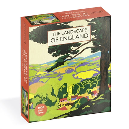 Brian Cooks Landscape of England Jigsaw Puzzle