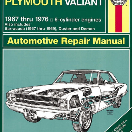 Dodge Dart  Plymouth Valiant 67  76 Haynes Manuals