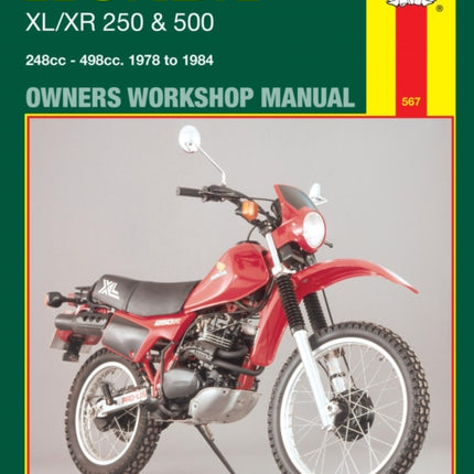 Honda XL/XR 250 & 500 (78 - 84) Haynes Repair Manual