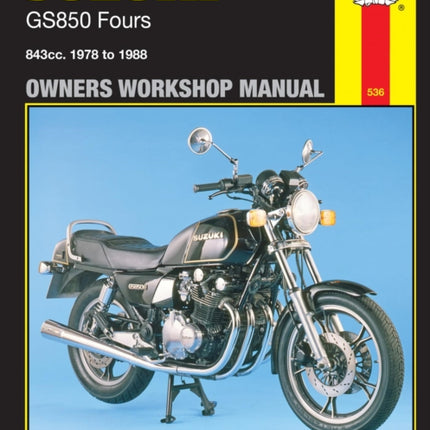 Suzuki GS850 Fours (78 - 88) Haynes Repair Manual