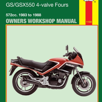 Suzuki GS/GSX550 4-valve Fours (83 - 88) Haynes Repair Manual