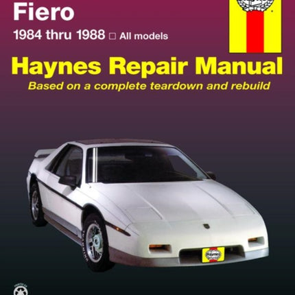 Pontiac Fiero (1984-1988) Haynes Repair Manual (USA)