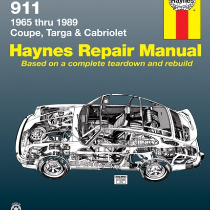 Porsche 911 (1965-1989) for Coupe, Targa & Cabriolet Haynes Repair Manual (USA)