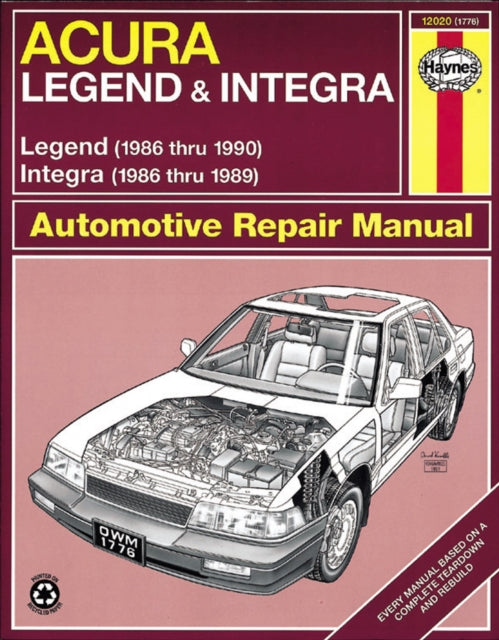 Acura Integra  Legend 86  90 Haynes Automotive Repair Manuals