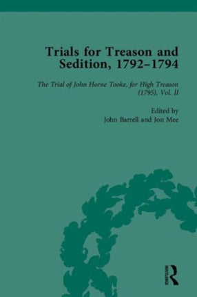 Trials for Treason and Sedition 17921794 Part II