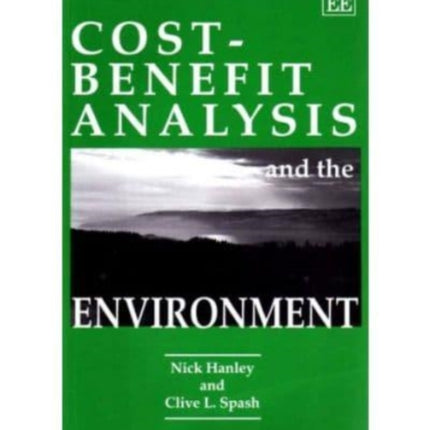 Cost–Benefit Analysis and the Environment