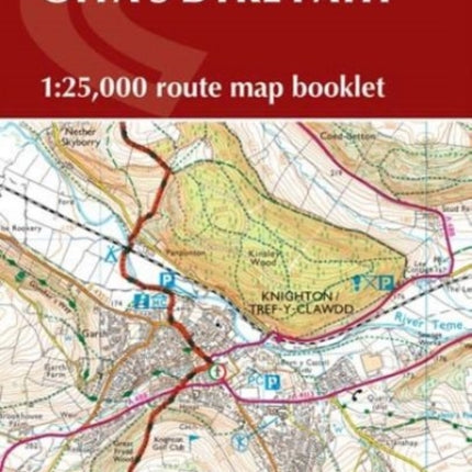 Offa's Dyke Map Booklet: 1:25,000 OS Route Mapping