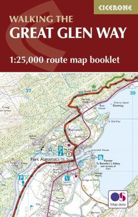 The Great Glen Way Map Booklet: 1:25,000 OS Route Mapping