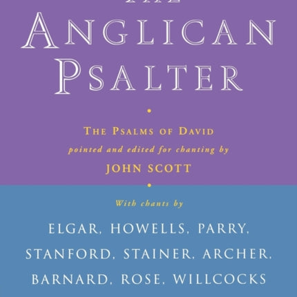 Anglican Psalter: The Psalms of David