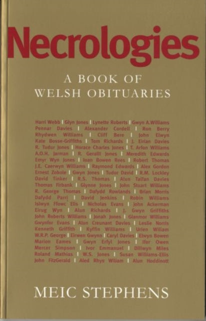 Necrologies: A Book of Welsh Obituaries