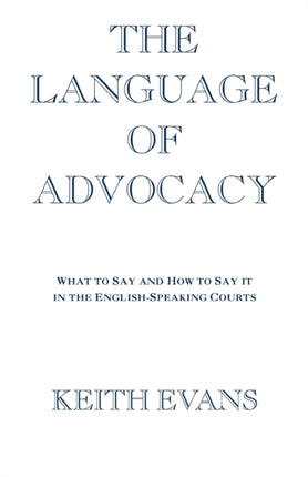 The Language of Advocacy