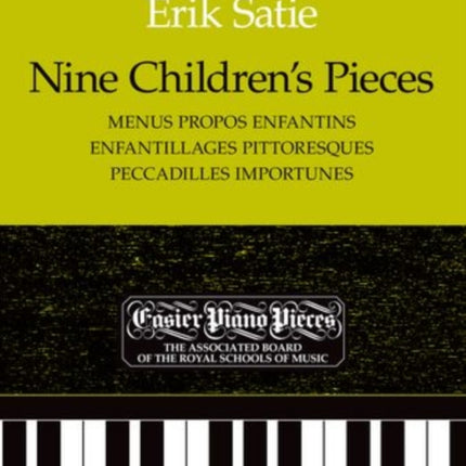 Nine Children's Pieces (Menus Propos Enfantins, Enfantillages Pittoresques, Peccadilles Importunes): Easier Piano Pieces 13