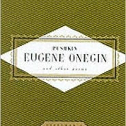 Pushkin Eugene Onegin And Other Poems