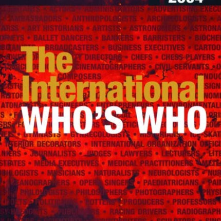 The International Who's Who 2004: Print and online versions