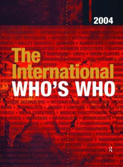 The International Who's Who 2004: Print and online versions