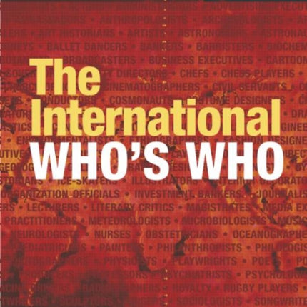 The International Who's Who 2005