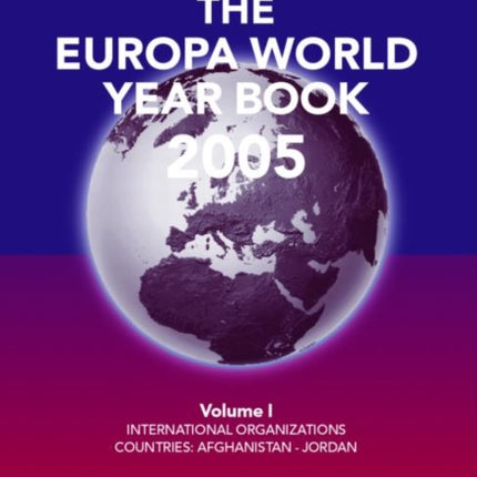 The Europa World Year Book 2005