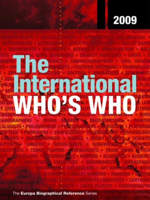 The International Who's Who 2009