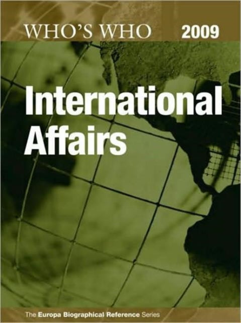 Who's Who in International Affairs 2009