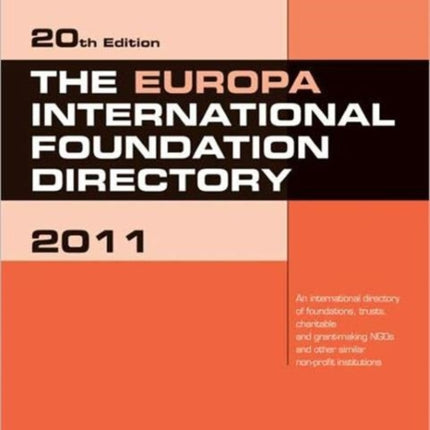 The Europa International Foundation Directory