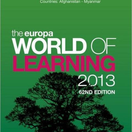 The Europa World of Learning 2013