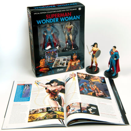 Superman and Wonder Woman Plus Collectibles