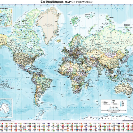 The Daily Telegraph Map of the World
