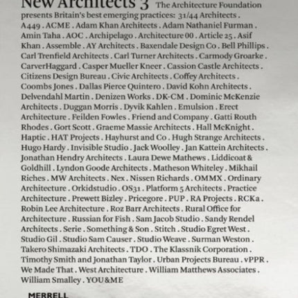 New Architects 3 Britains Best Emerging Architects Architecture Foundation