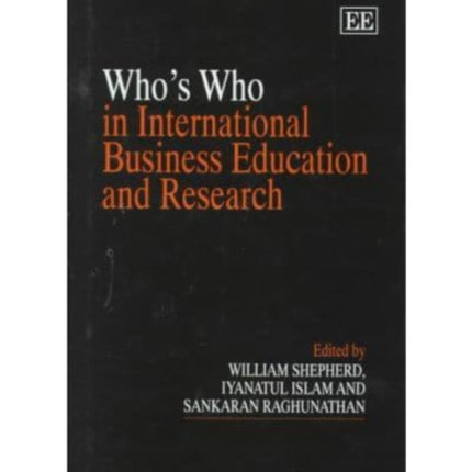 Who’s Who in International Business Education and Research