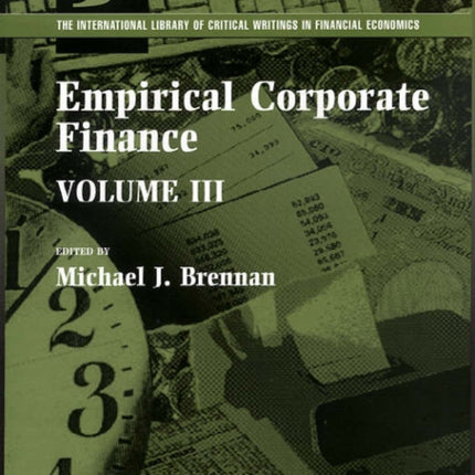 Empirical Corporate Finance