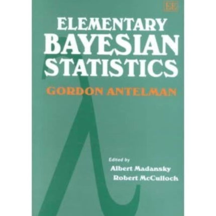 Elementary Bayesian Statistics