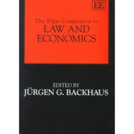 The Elgar Companion to Law and Economics