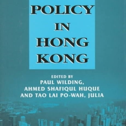 Social Policy in Hong Kong