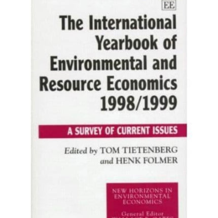 The International Yearbook of Environmental and Resource Economics 1998/1999: A Survey of Current Issues