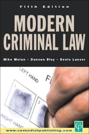 Modern Criminal Law: Fifth Edition