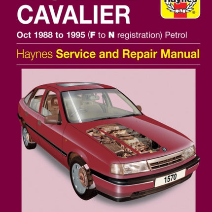 Vauxhall Cavalier Petrol (Oct 88 - 95) Haynes Repair Manual