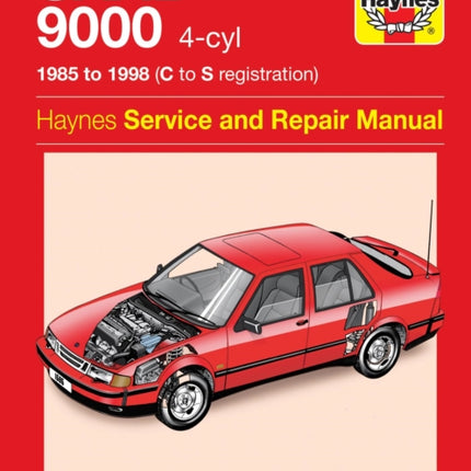 Saab 9000 (4-cyl) (85 - 98) Haynes Repair Manual