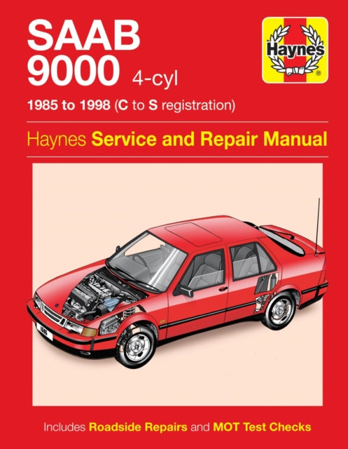 Saab 9000 (4-cyl) (85 - 98) Haynes Repair Manual