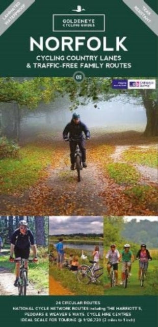 Norfolk Cycling Country Lanes Map