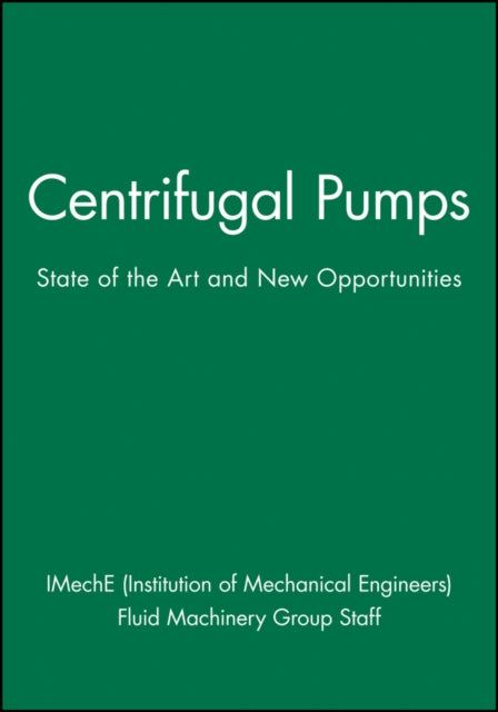 Centrifugal Pumps: State of the Art and New Opportunities