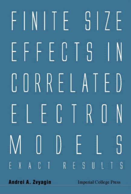 Finite Size Effects In Correlated Electron Models: Exact Results