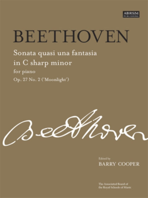 Sonata quasi una fantasia in C sharp minor, Op. 27 No. 2 ('Moonlight'): from Vol. II