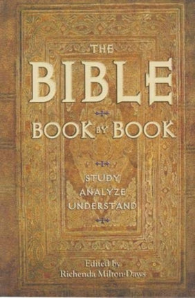 The Bible Book by Book: Study, Analyze,